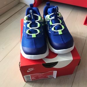 Nike Element 55 (TD), color: blue/green, size: 8c. Never worn.
